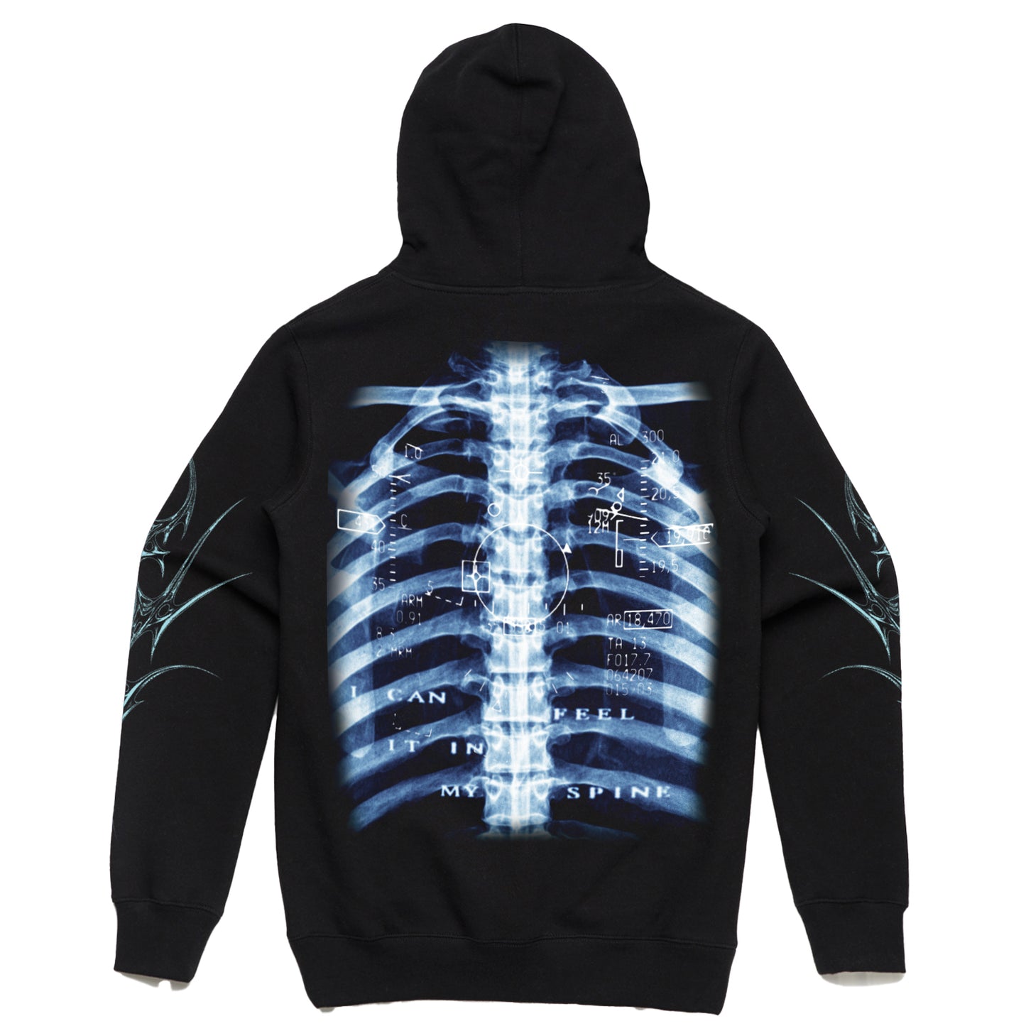 Pixel Grip Bones Hoodie